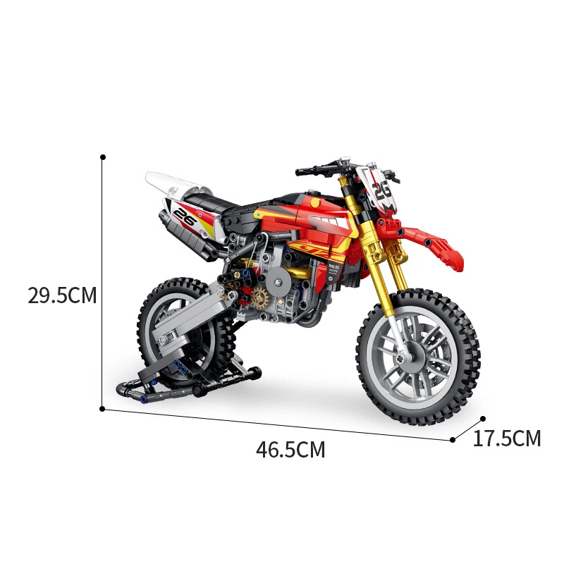 Victor Racket Jetspeed - City Motorcycle Car Model Building Blocks