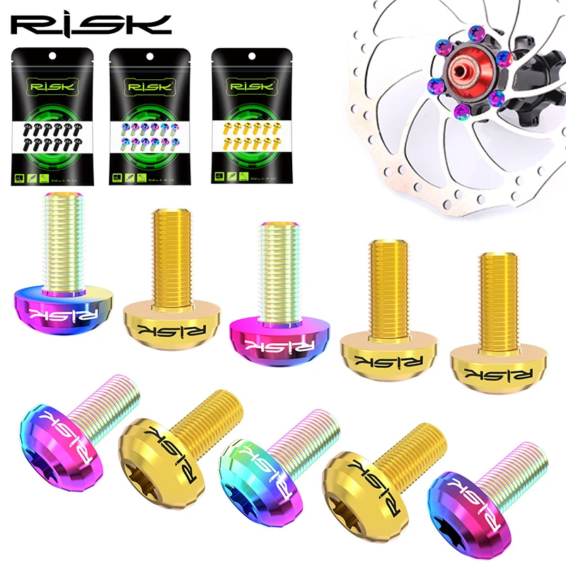 RISK 12pcs M5X10mm Bicycle Dis - đánh giá và giá Mtb Brake Rotor