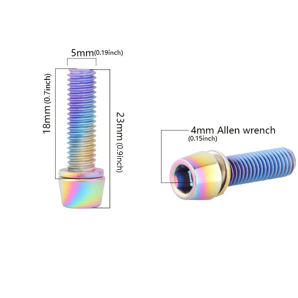 6pcs M5 Bolt Screws for Mounta - đánh giá và giá Mountain Biking Stuff