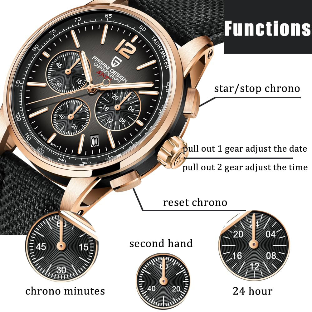 PAGANI DESIGN New Mens Watch 4 - đánh giá và giá Mtb Brake Rotor