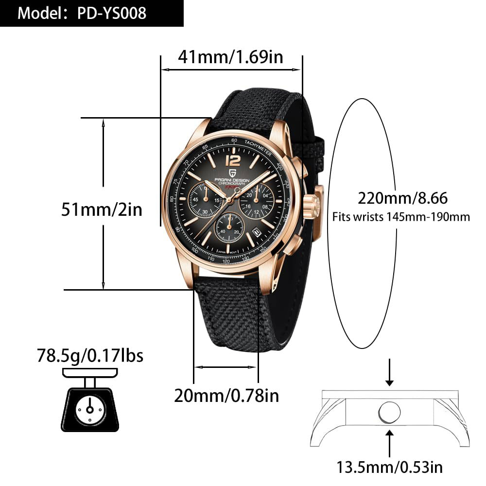 PAGANI DESIGN New Mens Watch 4 - đánh giá và giá Mtb Brake Rotor