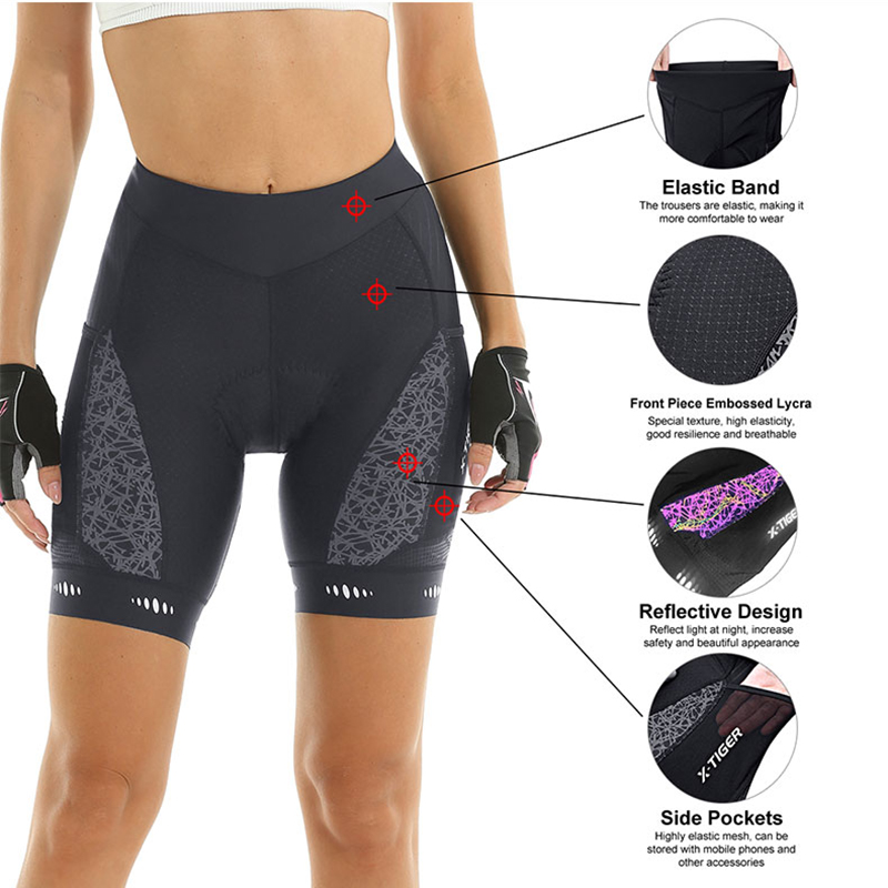 X-TIGER Cycling Shorts Women's - đánh giá và giá Mountain Biking Shorts Women