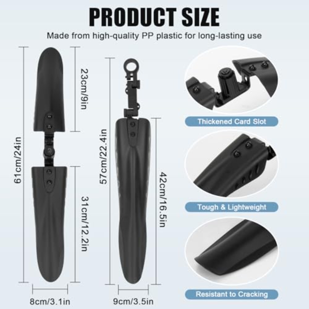 Bike Mud Guard Set Front & Rea - đánh giá và giá Mountain Biking Stuff