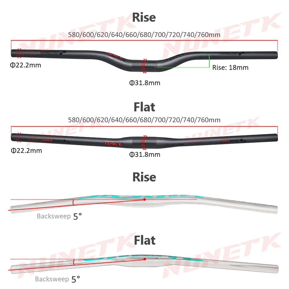 Race Face Next MTB Handlebar 3 - đánh giá và giá Mountain Biking Logo
