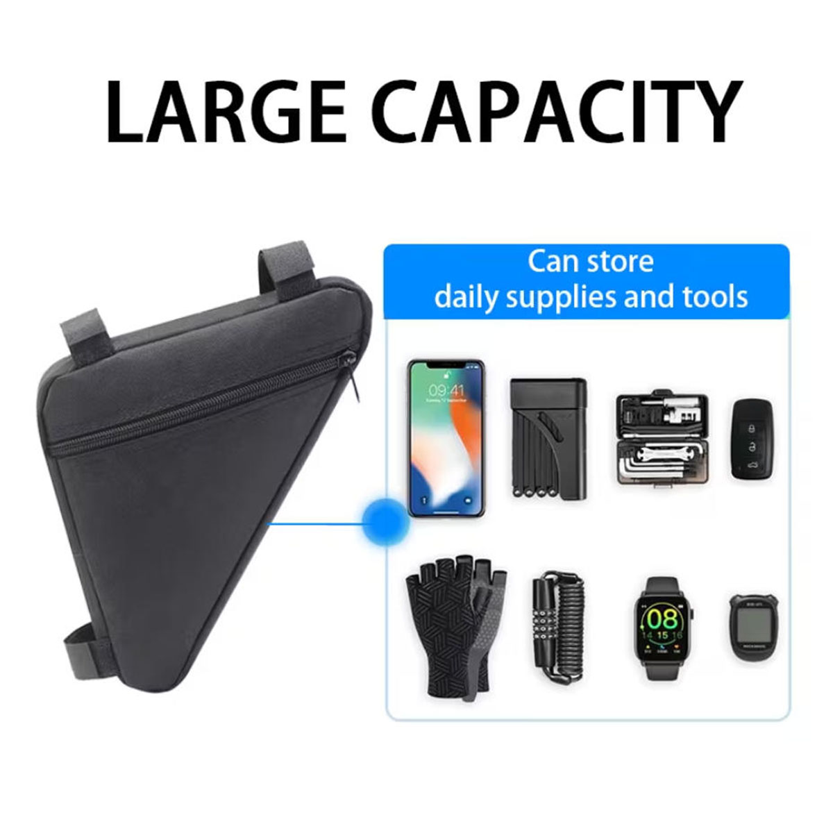 PINMOAP Bicycle Triangle Bag W - đánh giá và giá Mountain Biking Oxford